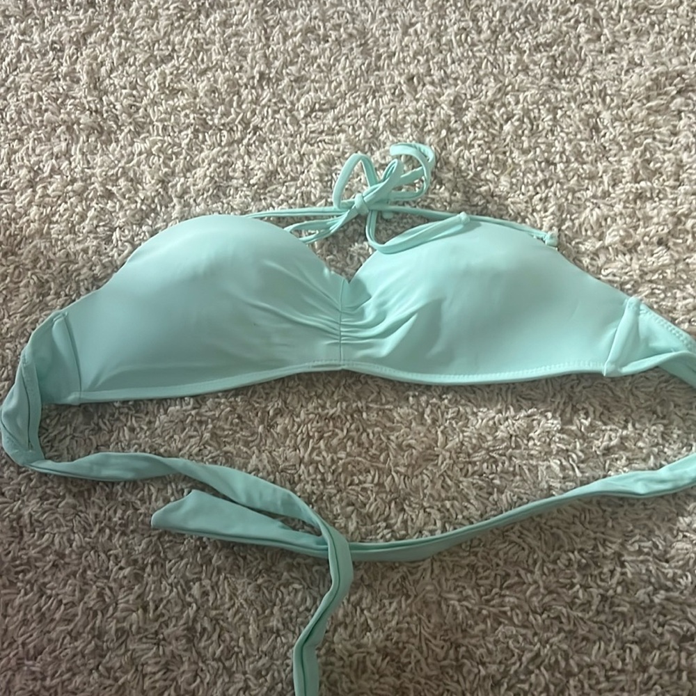 Teal swimsuit top